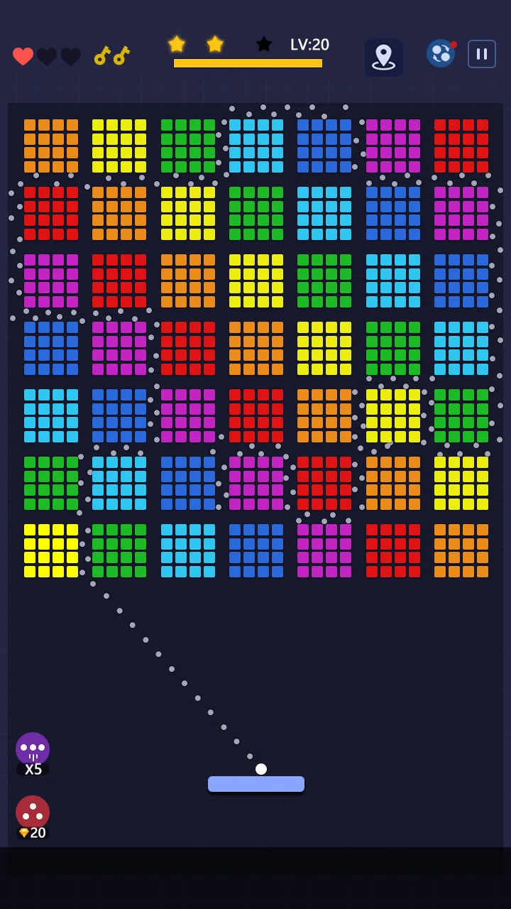 Bricks Breaker - Puzzle games screenshot