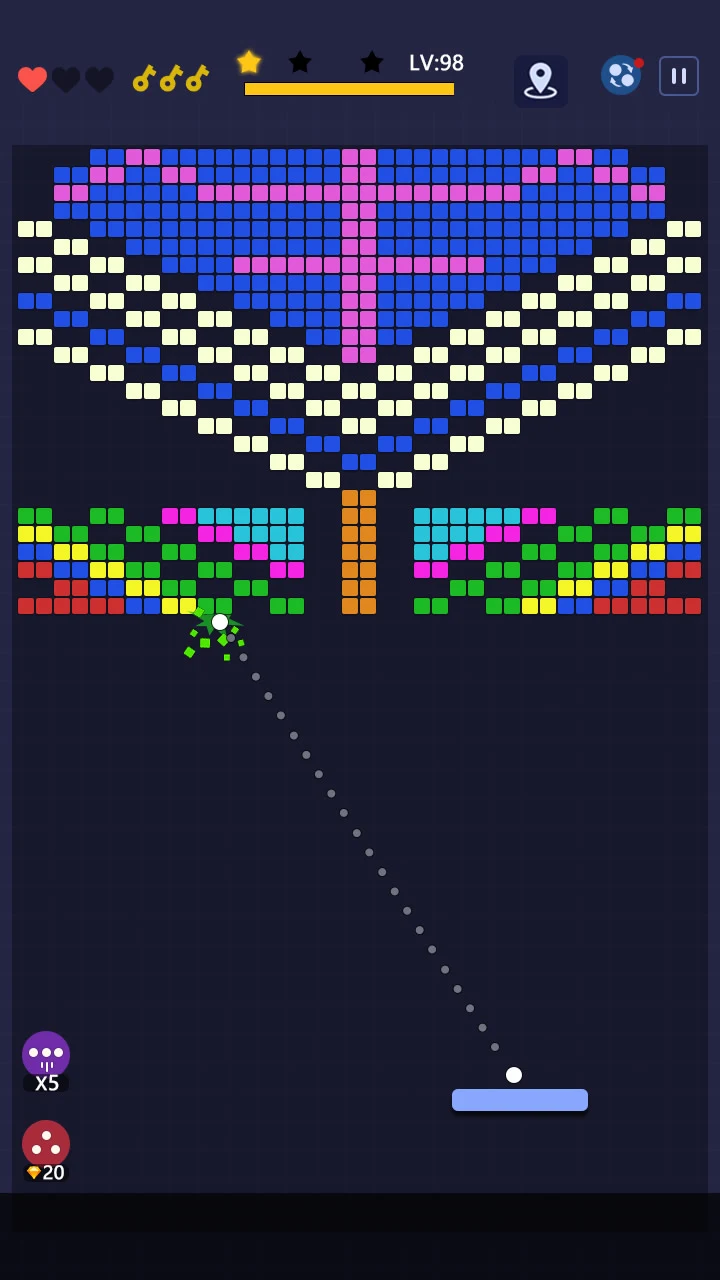 Bricks Breaker - Puzzle games screenshot