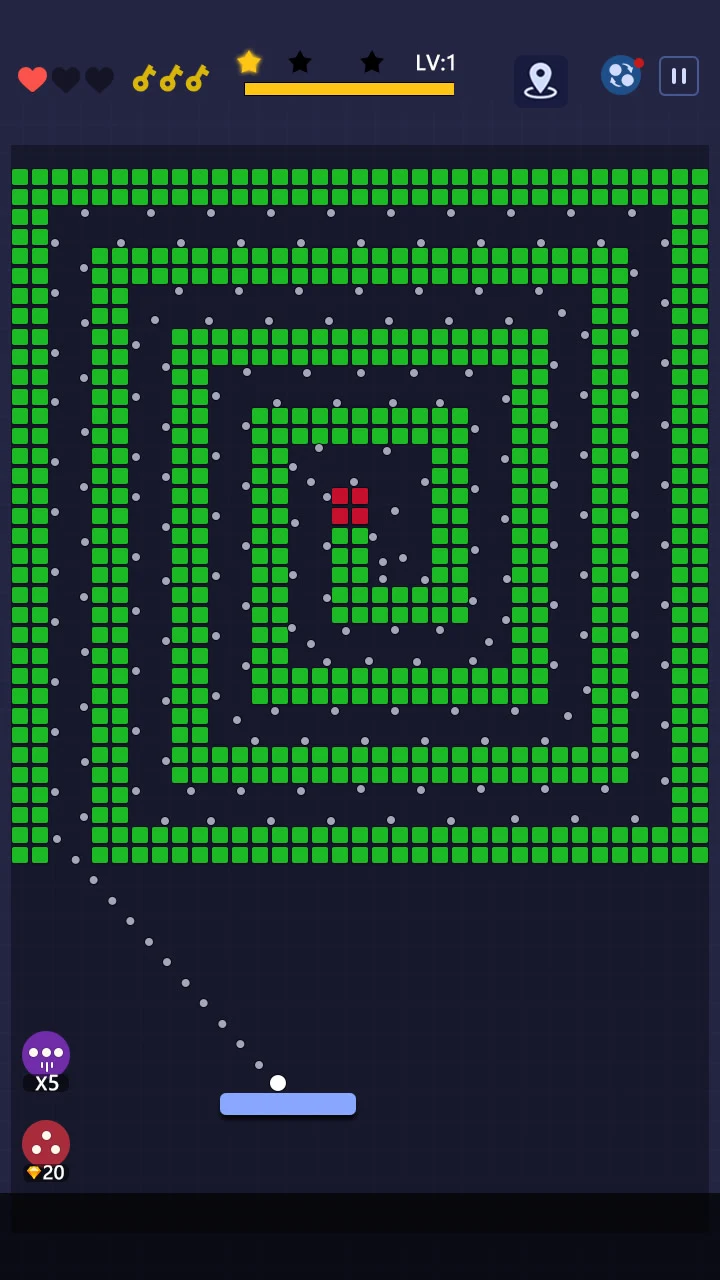 Bricks Breaker - Puzzle games screenshot