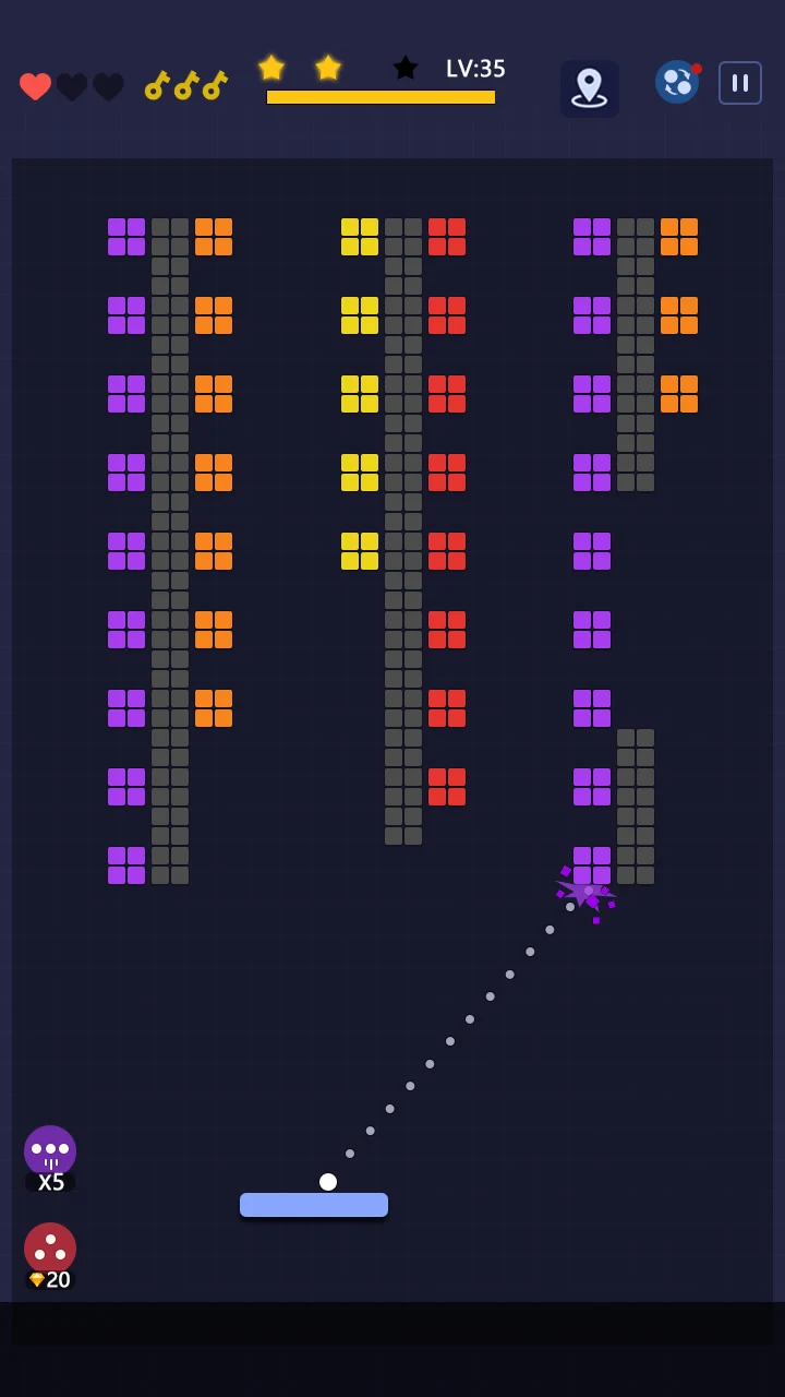 Bricks Breaker - Puzzle games screenshot