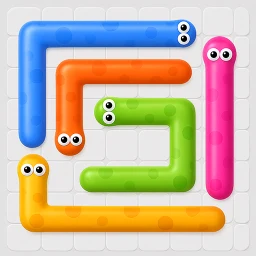أيقونة Peck Snack: Worm Arrow Puzzle